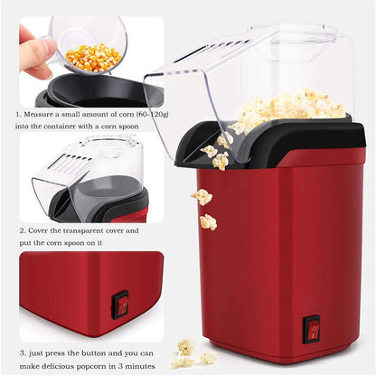 Red Hot Air Electric Popcorn Poppers